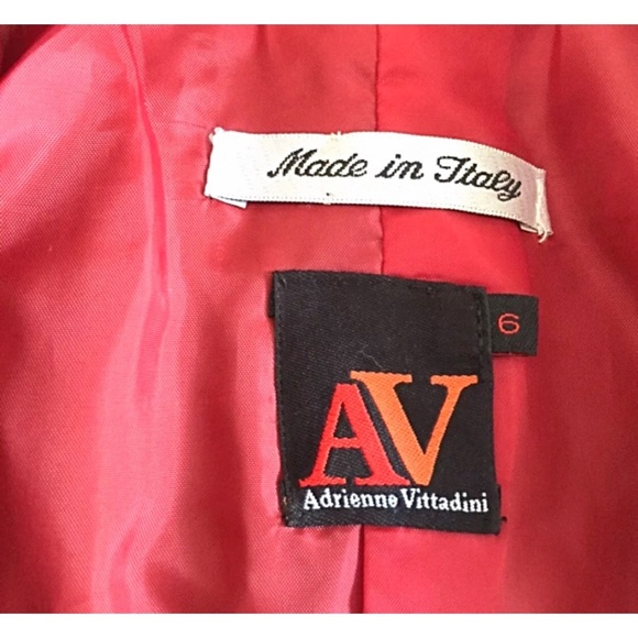 ADRIENNE VITTADINI Sz 6 Italian Brocade / Tapestry  Holiday Jacket” - Picture 6 of 7